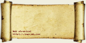 Javorka Veljoglavac vizit kartica